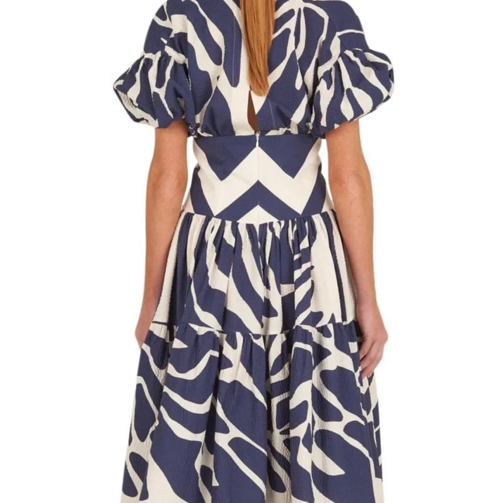 In Search Of Blue and White Silvia Tcherassi Long Dress - Picture 3 of 5